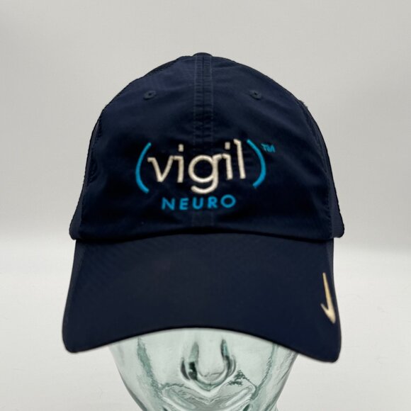 Nike Heritage 86 Dri Fit Hat Vigil Neuro Strapback Cap Dark Blue One Size Adjust - Picture 1 of 11